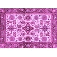 thumbnail image 1 of Ahgly Company Indoor Rectangle Oriental Purple Traditional Area Rugs, 7' x 9', 1 of 4