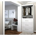 thumbnail image 3 of Pur by Bestar 36" Storage Unit with 3-drawer Set, 3 of 4