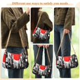 thumbnail image 4 of FORMRS Womens Shoulder Bag with Chain Strap Clutch Purse Cute Tote Handbag, Black Streets, 4 of 7