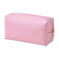 thumbnail image 2 of Makeup Bag, Large Capacity Portable Travel Organizer Small Size Cosmetic Zipper Pouch Travel Toiletry Storage Case for Women and Daily Vacation, Pink, 2 of 6