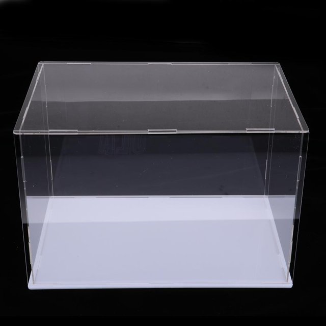 Vitrina de Acrílico para de Acción Anime Juguete Modelo Coche Almacenamiento de Coleccionables Hobby - 40x25x25cm