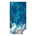 thumbnail image 1 of Fiudx Ofertas relámpago del día, solo en línea Toalla de playa con estampado de moda Toalla de baño de microfibra con estampado de flores del cielo Cojín de playa Chal Toalla para secar el sudor, 1 of 6