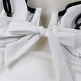 thumbnail image 4 of Women's Swimsuit Bathing Suits High Cut V Neck Color Block Slimming Spaghetti Strap Swimwear, 4 of 6