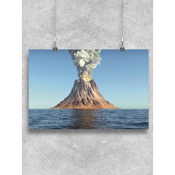 Island Volcano Poster -Image by Shutterstock