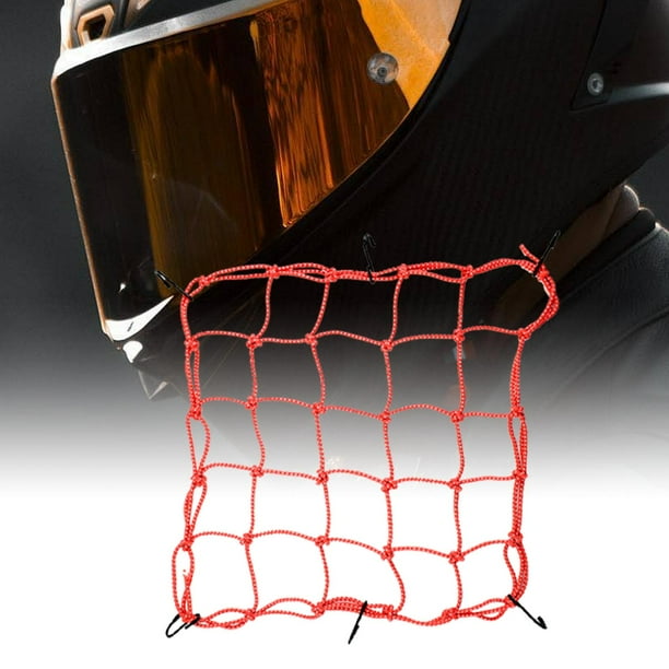 Filet élastique Pour Moto/scooter - 40x40 Cm, 6 Crochets, Pour Transporter Casque Ou Bagages Filet Chargement Casque Sac Filet élastique Pour Moto/scooter - 40x40 Cm, 6 Crochets, Pour Transporter Casque Ou Bagages Filet Chargement Casque Sac