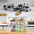 thumbnail image 4 of 6 Pack Clear Pantry Organizers and Storage, Stackable Storage Drawers, Pantry Storage Organizers, Stackable Kitchen Storage Organizer, Foods Organizer Bins for Bathroom, Kitchen, Pantry, Closet, 4 of 6