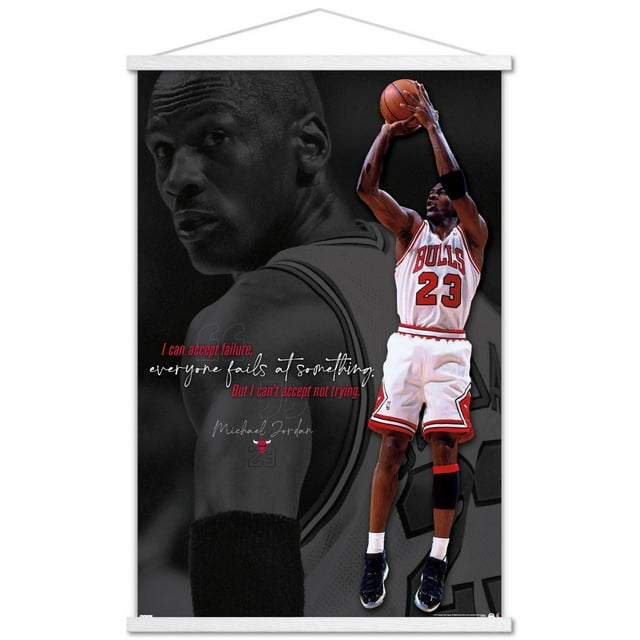 Michael Jordan - Can't Accept Not Trying Wall Poster, 22.375" x 34"