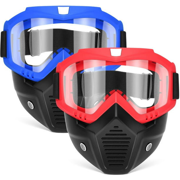 Máscara táctica con gafas compatibles con Nerf Rival