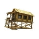thumbnail image 1 of Cabaña de madera a escala 1/72, rompecabezas de madera, escena arquitectónica para mesa de arena. Estilo B, 1 of 9