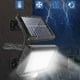 thumbnail image 2 of Lámparas solares para exterior, lámpara solar exterior de 56 LED con detector de movimiento, resistente al agua Ip65, ángulo de iluminación de 120, lámpara solar de pared para jardín con cab, 2 of 5