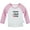Long Pink Raglan T-shirt, variant on Mom + Dad = Me Funny T shirt For Baby, Newborn Babies T-shirts, Infant Tops, 0-24M Kids Graphic Tees Clothing (Long Pink Raglan T-shirt, 0-6 Months)