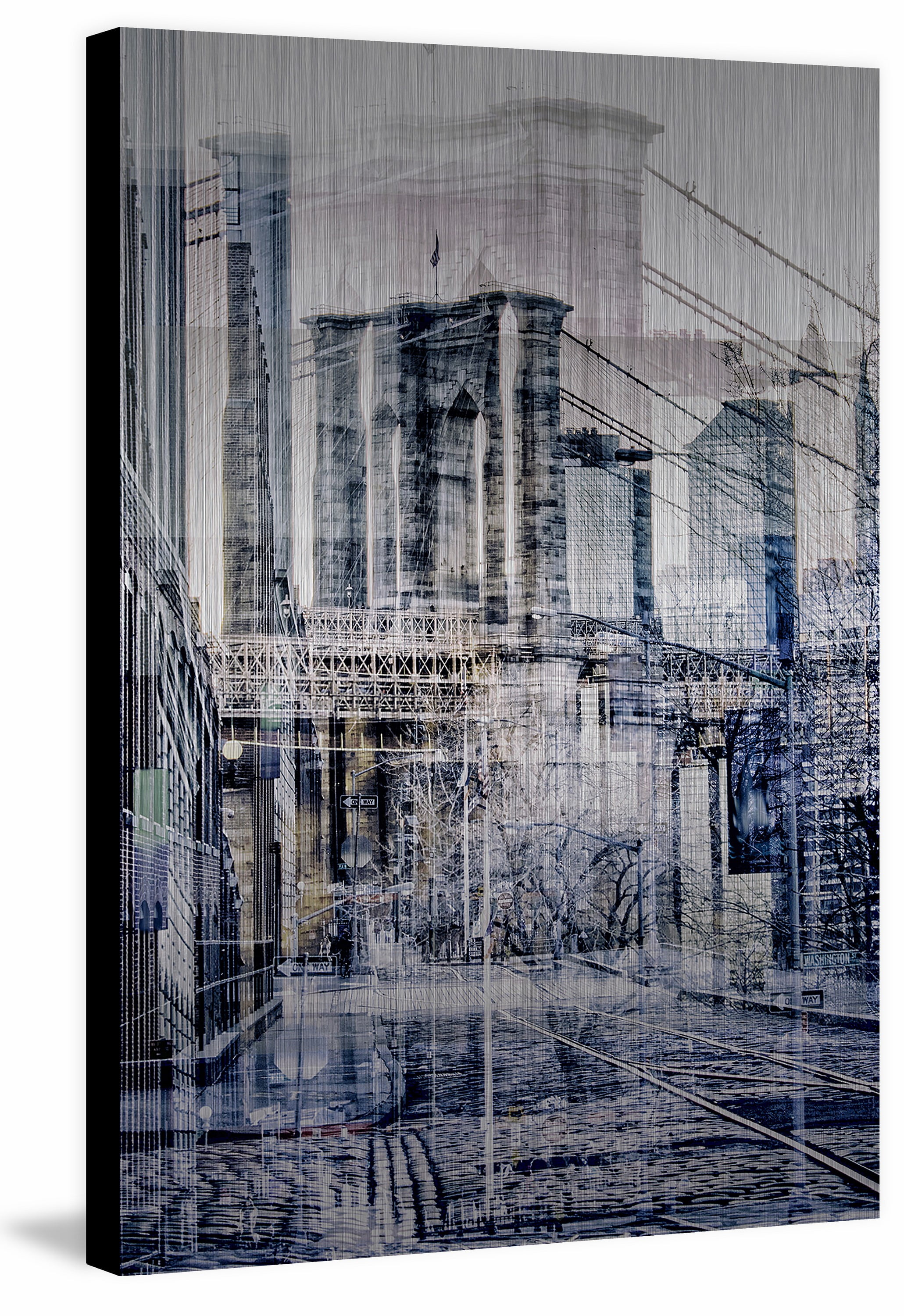 "Historical Compositions" Painting Print on Brushed Aluminum