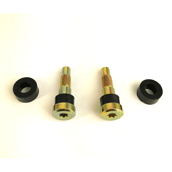 Jeep Wrangler TJ 1997 to 2006 Rear Seat Belt Shoulder Harness Bolts, Bushings Set#1