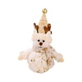 thumbnail image 2 of Light Up Christmas Reindeer Plush White Gold Reindeer Doll Christmas Plush LED Christmas Decor 8.66 Inch Tabletop Ornament for Minimalist Indoor Xmas Home Decor Christmas Gift, 2 of 6