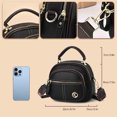 thumbnail image 6 of Fasiaou Adjustable Wide Shoulder Strap Leather Bag Hundred Crossbody Bag Ladies Shoulder Bag/house/A Gift, 6 of 8