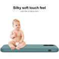 thumbnail image 4 of iPhone Xs Max Case with Screen Protector,Soft Liquid Silicone Gel Rubber Bumper Cover,Slim Fit Shockproof Protective Phone Case for iPhone Xs Max Nice Blue, 4 of 8