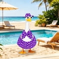 thumbnail image 5 of Nkmbld Bikini Porch Goose Clothes for 23" Lawn Cement Plastic Goose Statue Decor, Porch Geese Outfits for Garden Patio Yard Outdoor Decorations, 5 of 7