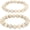 Camphorwood Color, variant on Pcs Prayer Beads Bracelet, Natural Wooden Bead Mala Bracelets Link Wrist for Men Women Beaded Stretch Crafts Bangle Amberwood Color -