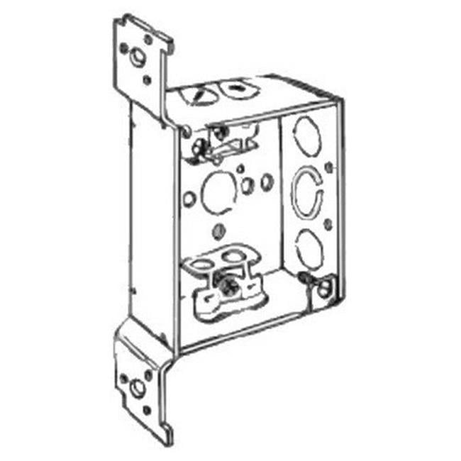 Morris Products 35841 4 in. Square Steel Outlet Boxes 1.5 in. Deep
