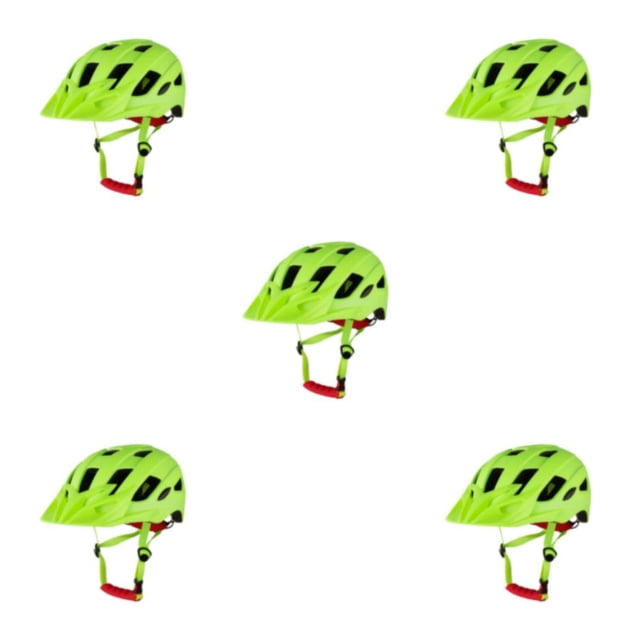 Guardoinrt Helmet For Cycling And Mountain Biking - Impact Resistance And Light Weight Comfortable Lining Fit For All Shape Matte Yellow 5Set