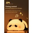 thumbnail image 5 of Arsvita Panda Night Light, LED Squishy Novelty Animal Night Lamp, Food Grade Silicone 3 Level Dimmable Breastfeeding Nursery Nightlight for Room Decor, Cute Gifts Stuff for Boys Girls Baby Child, 5 of 8