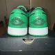 thumbnail image 3 of Ni-k-e Air Jordan 1 Low Lucky Green Black Men Classic Casual Shoes AJ1 553558-065, 3 of 6