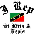 thumbnail image 2 of CafePress - I Rep St Kitts -  Round Wood Ornament 4", 2 of 2