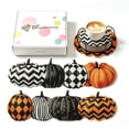 thumbnail image 3 of Diamond Art Coasters, Fall Diamond Art Kits for Adults, Halloween Table Decor, Diy Pumpkin Diamond Art Set with Holder, Fall Crafts for Adults, Diamond Painting Supplies for, 3 of 7