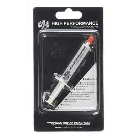 High Performance Thermal Paste - (HTK-002-U1), Suitable for CPU, chipsets on Mainboard, VGA card, etc. By Cooler