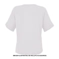 thumbnail image 2 of Blusa George para Dama, Manga Corta Pliegue y Botones Laterales Hueso T 38, 2 of 4