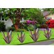 thumbnail image 3 of Juego de 2 esculturas rústicas, adorno de agave de metal pintado a mano, decoración de jardín, escultura, césped, para estacas de jardín, figuras de jardín, patio al aire libre. JAMW Sencillez, 3 of 3