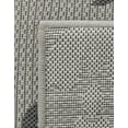 thumbnail image 5 of Unique Loom Outdoor Botanical Collection Area Rug - Victorian (3' 3" x 5' Rectangle Gray/Silver), 5 of 7