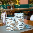 thumbnail image 6 of Brown Black Cow Pattern Flameless LED Candle Set with Remote, Battery Operated Color Changing Pillar Candles, Set of 2, 6 of 7