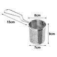 thumbnail image 2 of Mosiee Stainless Steel Strainer Hotpot Filter Colander Silver Stainless Steel, 2 of 9