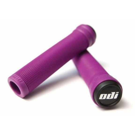 NEW ODI Soft Flangeless Longneck Grips Softies For Bikes And Scooters PURPLE
