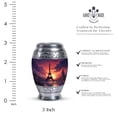 thumbnail image 2 of Eiffel Tower Sunset River Urn - Funeral Urns For Human Ashes Adult - Urns For Adults Humans - Cremation Urns For Human Ashes Female - Mom Urns For Human Ashes - Mini Urns For Ashes (Size-3",4Pcs), 2 of 5