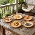 thumbnail image 4 of Woven Wooden Baskets for Bread, Fruit, and Snacks - Kitchen Storage and Serving Trays for Home or Restaurant, 4 of 6