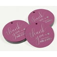 thumbnail image 3 of Inkdotpot Silver Foil Paper Hang Tags Thank You From The New Wedding Favor Tags 100 Pieces, 3 of 6