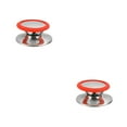 thumbnail image 1 of kurtrusly Bouton de Couvercle de Pot en Acier Inoxydable Anti-Brûlure Remplacement Poignée de Couvercle de Poêle de Cuisine Accessoires Modifiés Rouge Grand 2Ensemble, 1 of 6