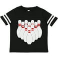 thumbnail image 3 of Inktastic Ten Pins for Bowling Boys or Girls Toddler T-Shirt, 3 of 5