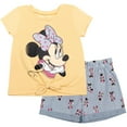 thumbnail image 1 of Disney Minnie Mouse Infant Baby Girls Graphic T-Shirt & Shorts Pink 12 Months, 1 of 5
