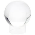 thumbnail image 2 of Plymor Clear Acrylic Beveled Egg, Marble, Ball or Sphere Display Holder Stand, 1" H x 2" W (6 Pack), 2 of 2