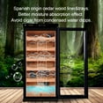 thumbnail image 3 of Cigar Climate Control Cabinet, Raching 230L Cigar Humidor Cabinet Wood Frame Cabinet with Constant Temperature and Humidity System, 5 Premium Canada Cedar Trays - Piano Paint Black, 3 of 9