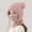 Pink, variant on Hauaitttt Knitted Hat Women's Winter Neck Outdoor Cycling Windproof Velvet Thickened Hat Scarf Hat Gloves Set Women Scarf Hat Gloves Set Men Scarf Hat Gloves Scarf Hat Gloves Set Scarf Hat Gloves for