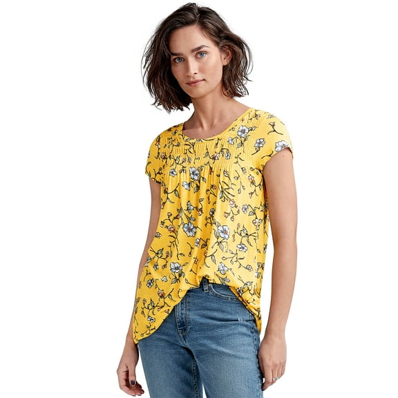 Ellos Women's Smocked Tunic Tunic