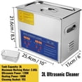 thumbnail image 1 of VEVOR 1.3L 2L 3L 6L 10L 15L 22L 30L Ultrasonic Cleaner Lave-Dishes Portable Washing Machine Diswasher Ultrasound Home Appliances My Lux Decor Round, 1 of 14