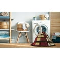 thumbnail image 2 of Ahgly Company Machine Washable Indoor Round Transitional Bronze Brown Area Rugs, 7' Round, 2 of 7