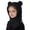 Black, variant on TIANZEN Winter Kids Hat With Scarf And Ear Soft Lined For Boys Girls Toddler Cold Weather Baby Winter Hat Set Boy