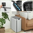 thumbnail image 2 of GVN Kitchen Trash Can,13.2 Gal Slim Kitchen Trash Can with Wing Lids and Stainless Steel Frame, 2 of 9