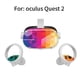 thumbnail image 4 of VR Headset Cover VR Headset Controller Protector Sticker Set Reemplazo de piel de PVC para Oculus Quest 2, 034 Inevent EL001448-04, 4 of 6